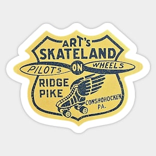 Vintage Roller Skating Conshohocken Pennsylvania Sticker